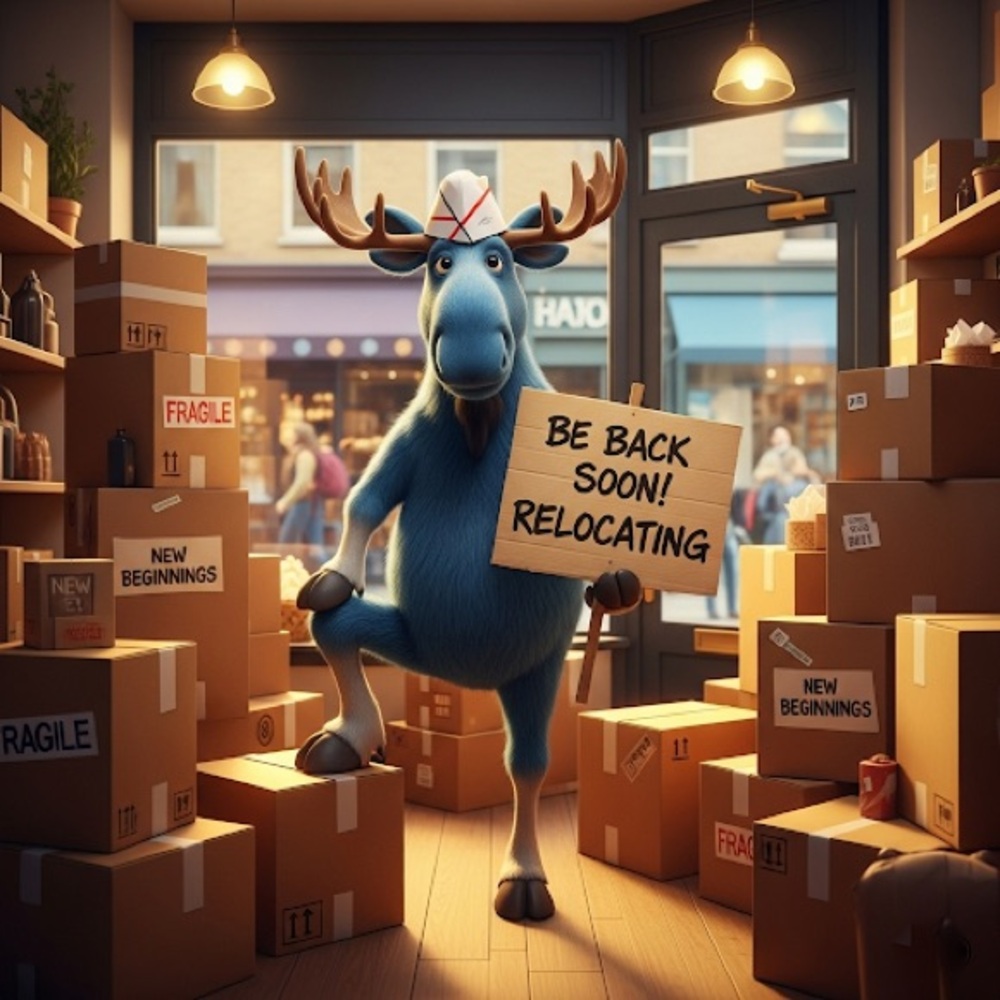 Blue Moose shop temporarily closed
